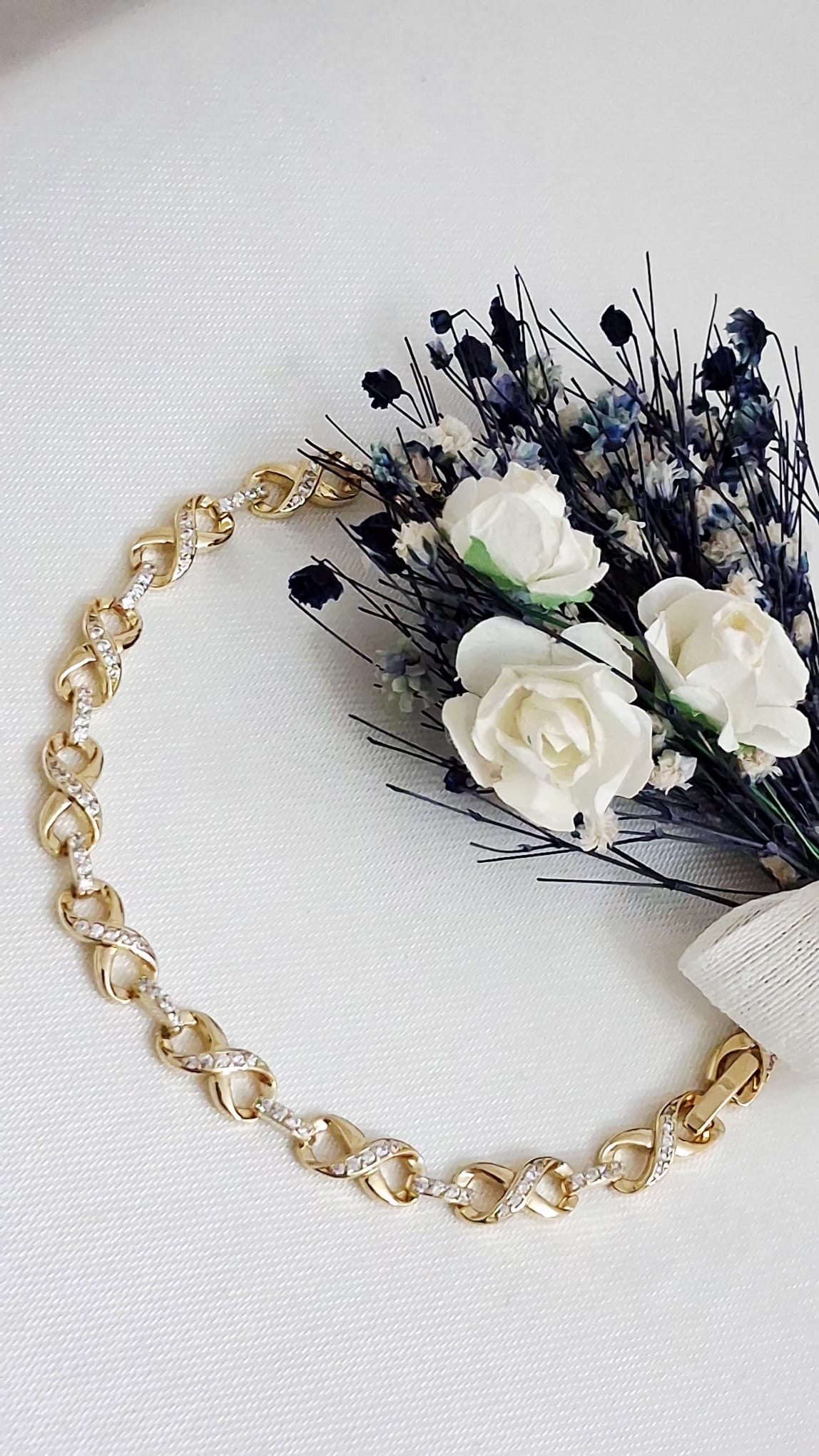 XUPING Bileklik - Sonsuzluk Figürlü ve Zirkon Taşlı